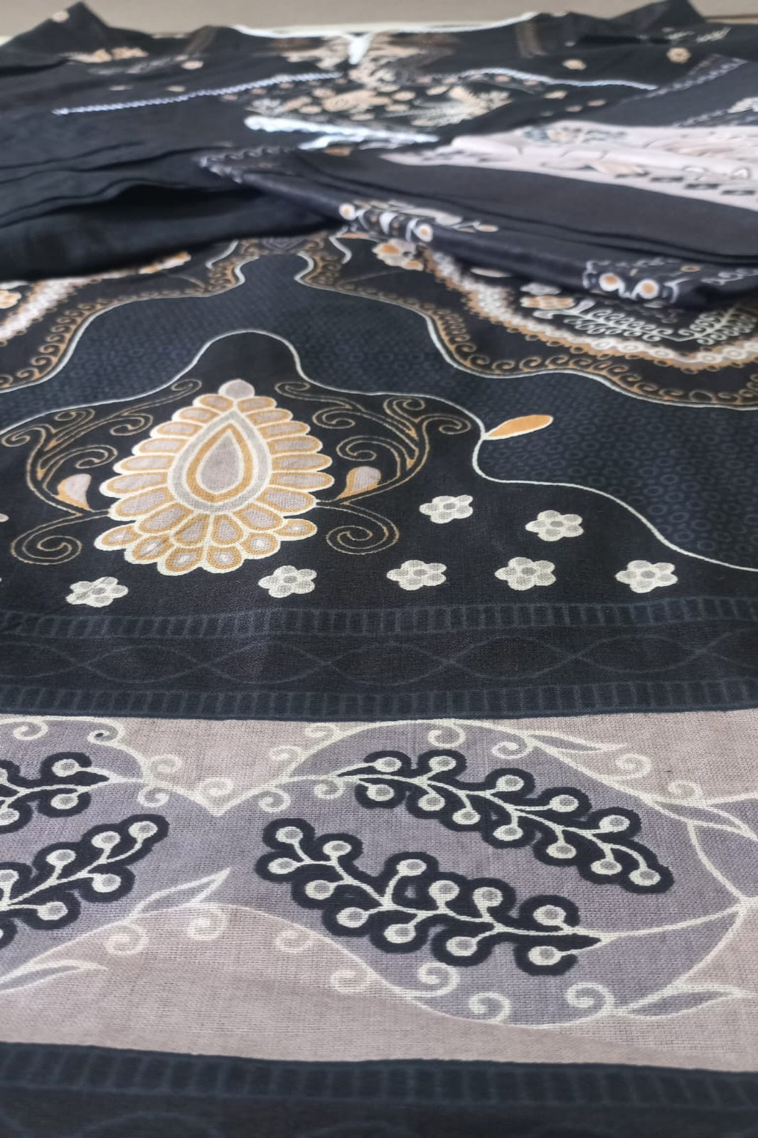 Amira Black Suit-Stitched