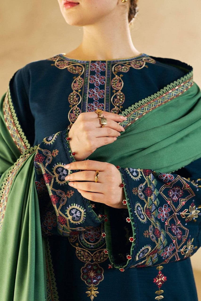 Coco Peacock Blue Suit