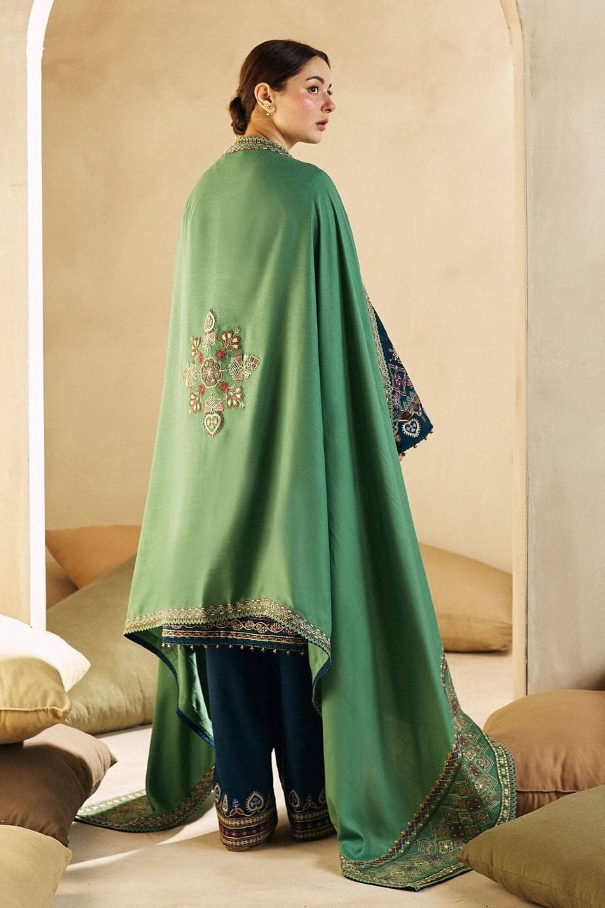 Coco Peacock Blue Suit