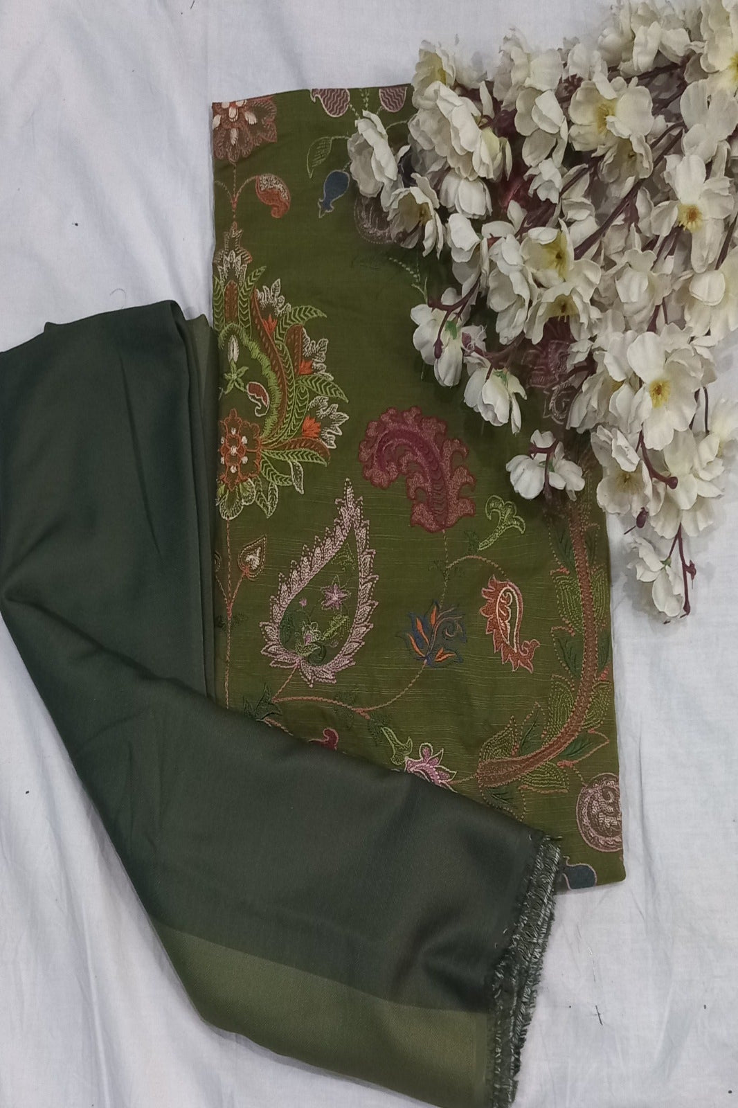 Coco Luxurt Olive Green Suit|Soft Premium Fabric