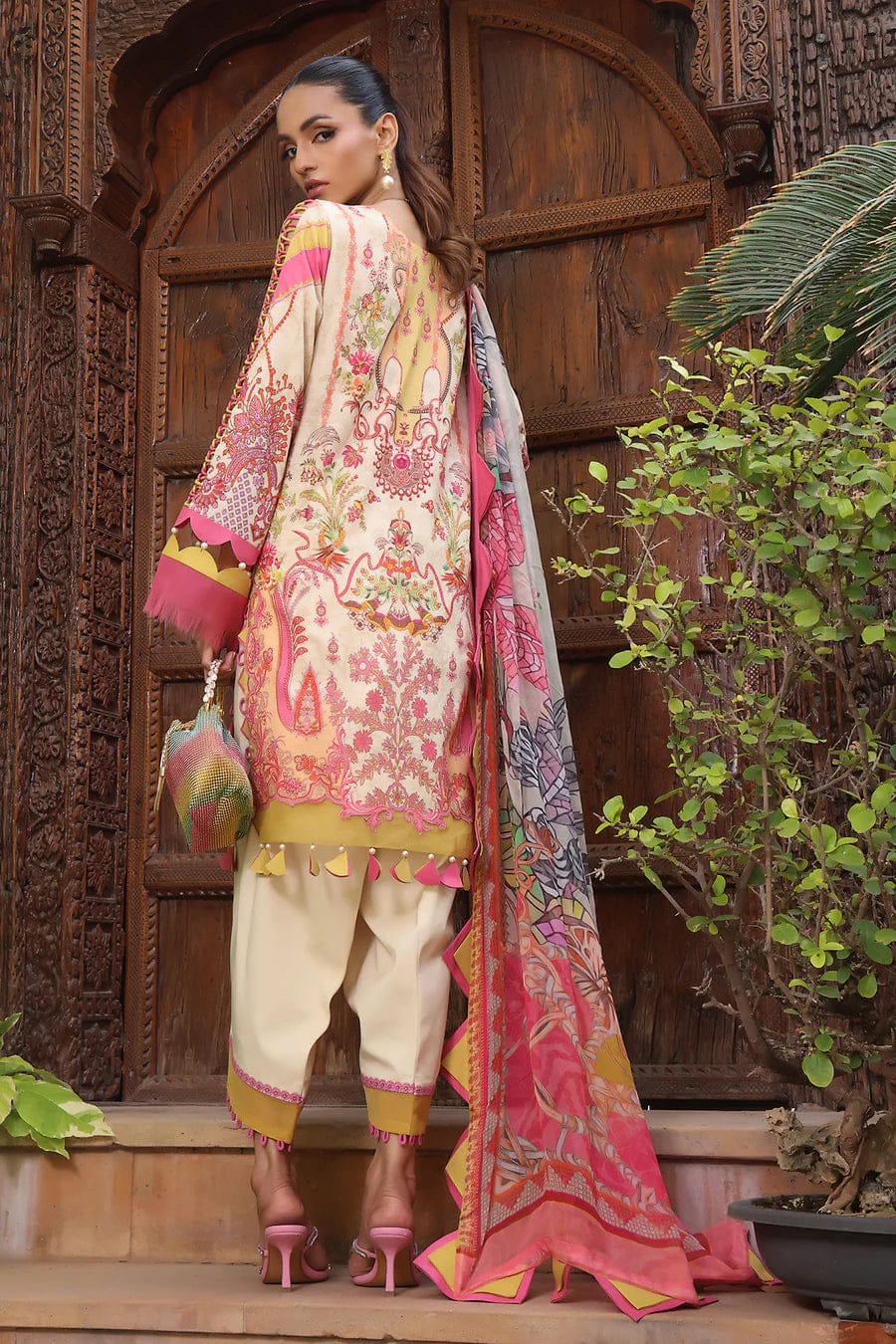Jade Urbane Pink Yellow Suit