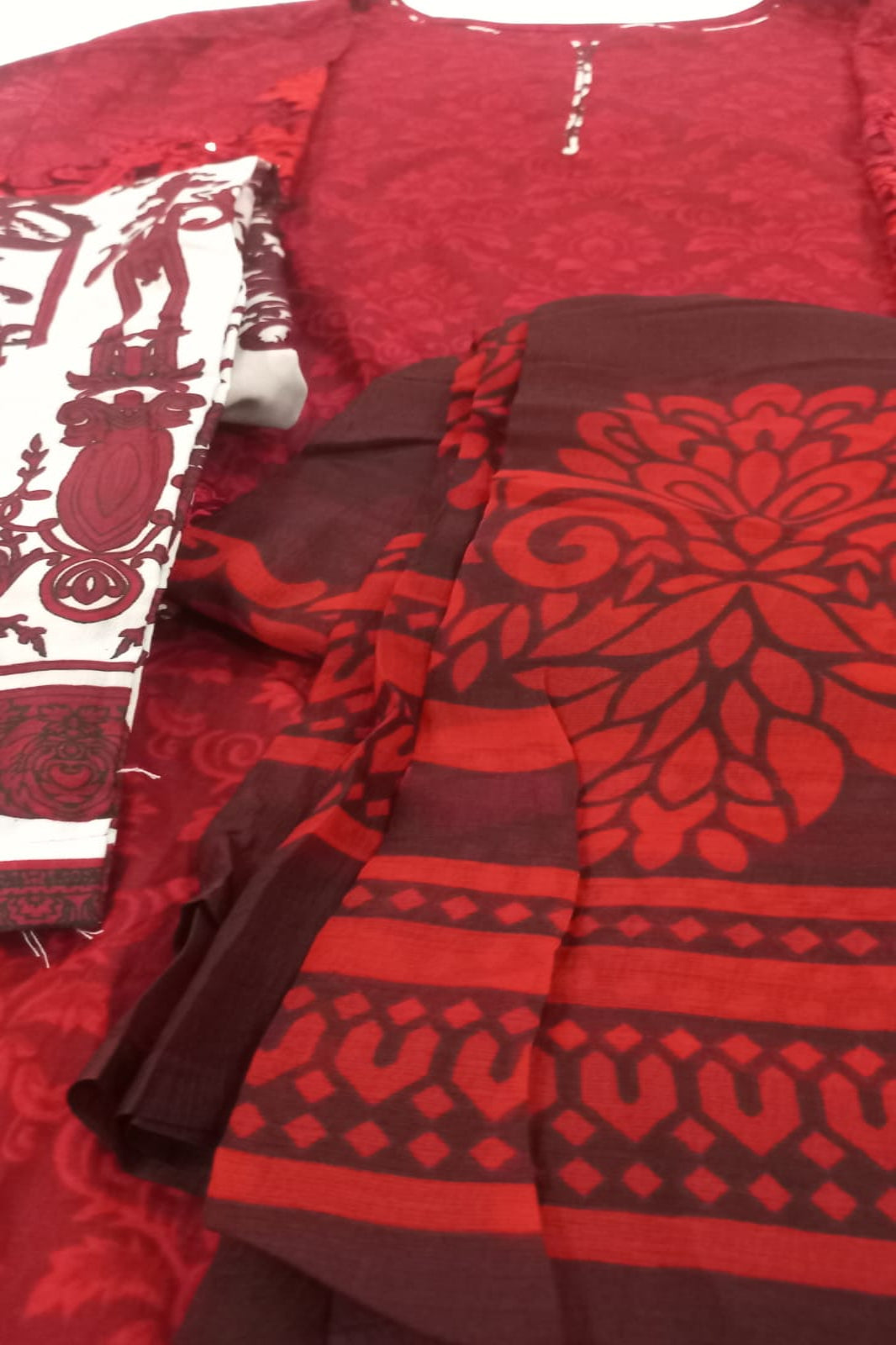 Deepsy Marron Stitched Suit - Sabina's Designer Hub"