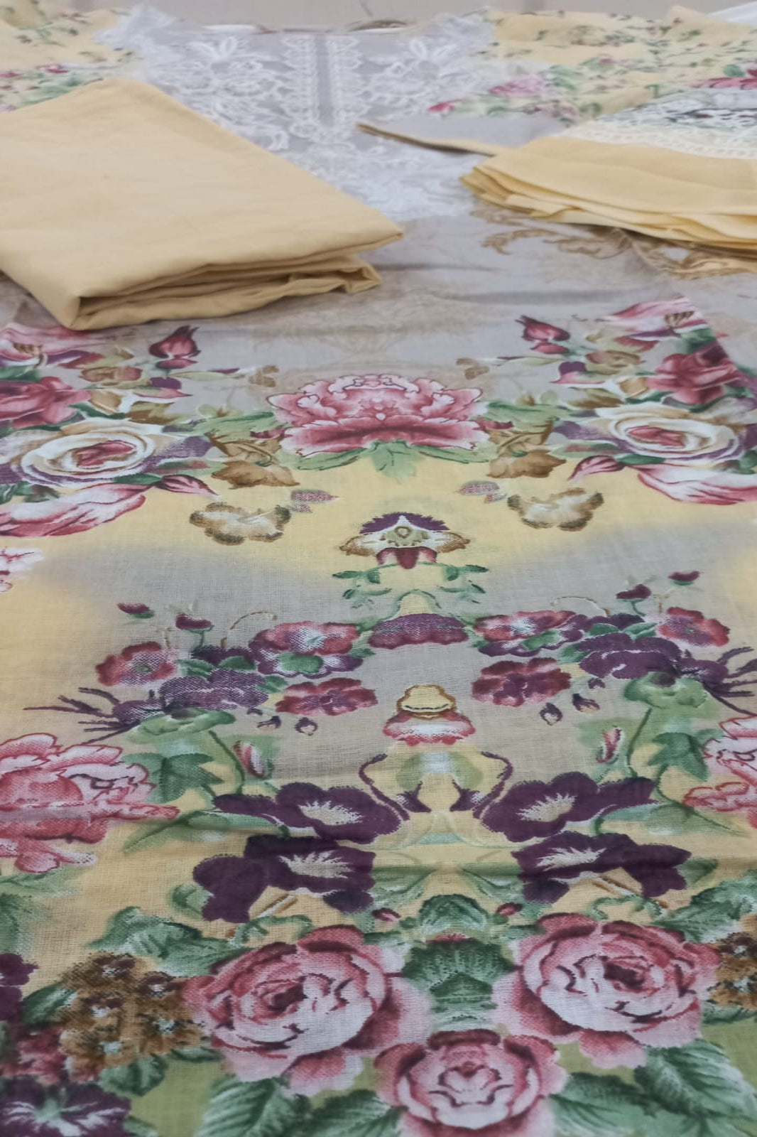 Deepsy Jade Light Yellow Suit-Stitched