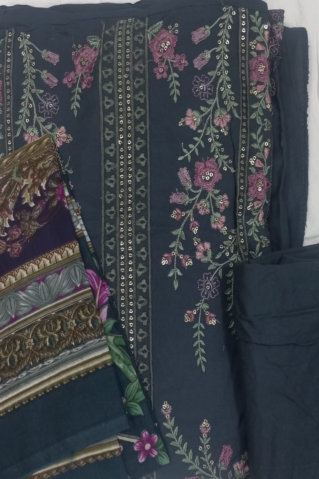 Maria B Grey Suit- Unstitched