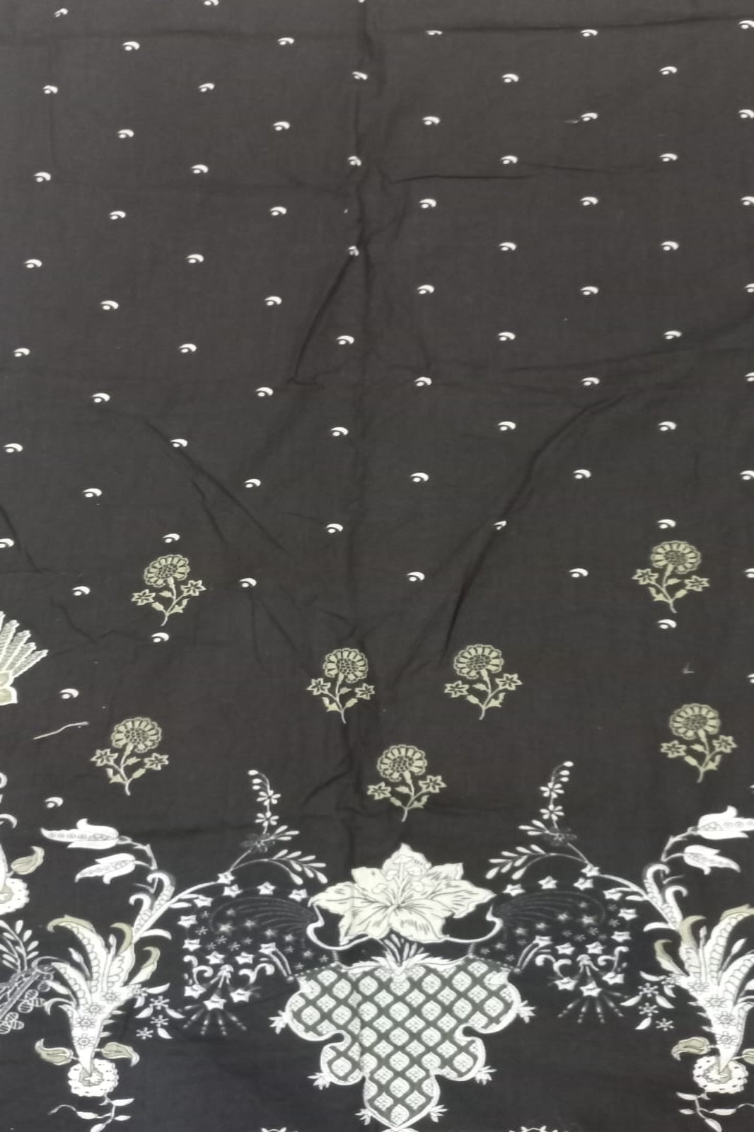 Needle Wonder Black Suit- Unstitched