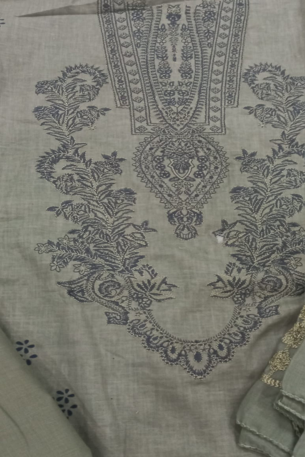 Needle Wonder Green Suit-Unstitched