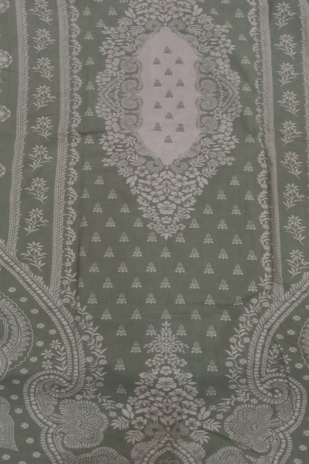 Needle Wonder Light Olive Green Suit- Unstitched