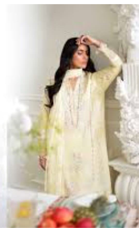 Sana Safinaz Lemon Yellow Suit