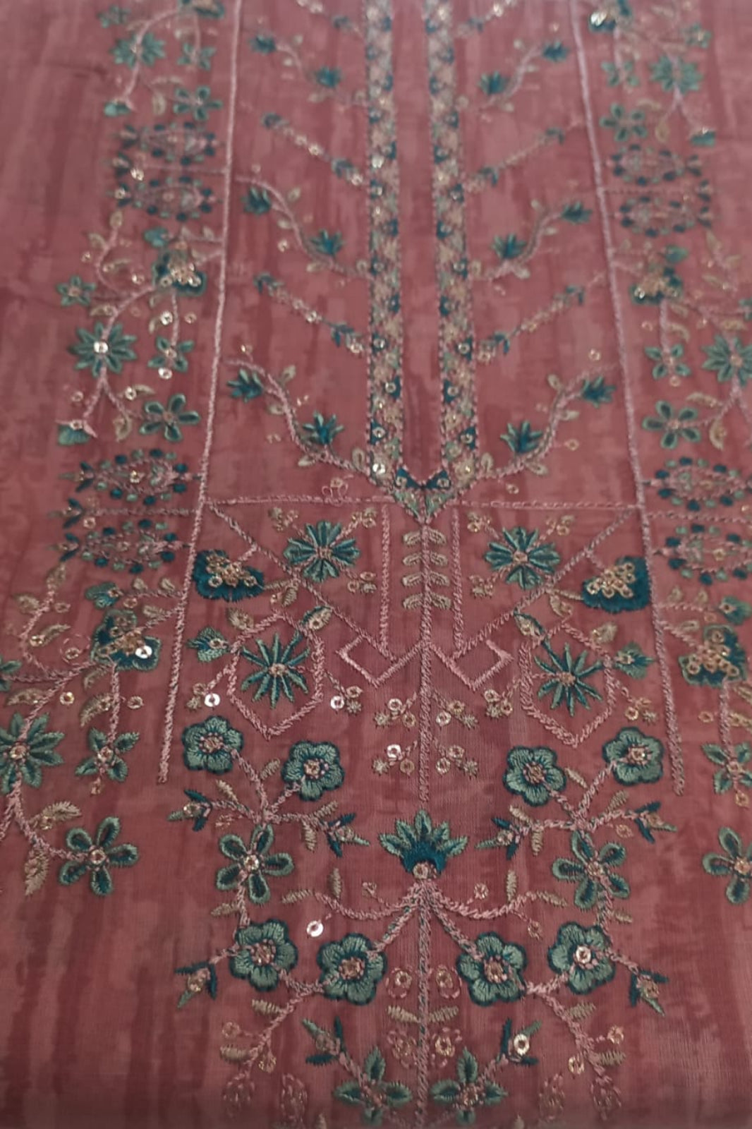 AlZohaib Bin Saeed Pink Suit-Unstitched