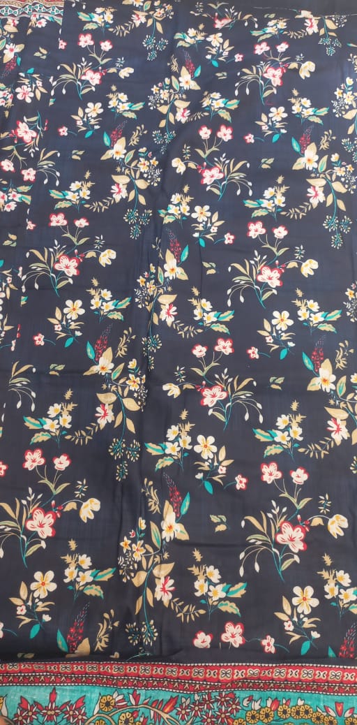 AlZohaib Bin Saeed  dark blue suit- Unstitched