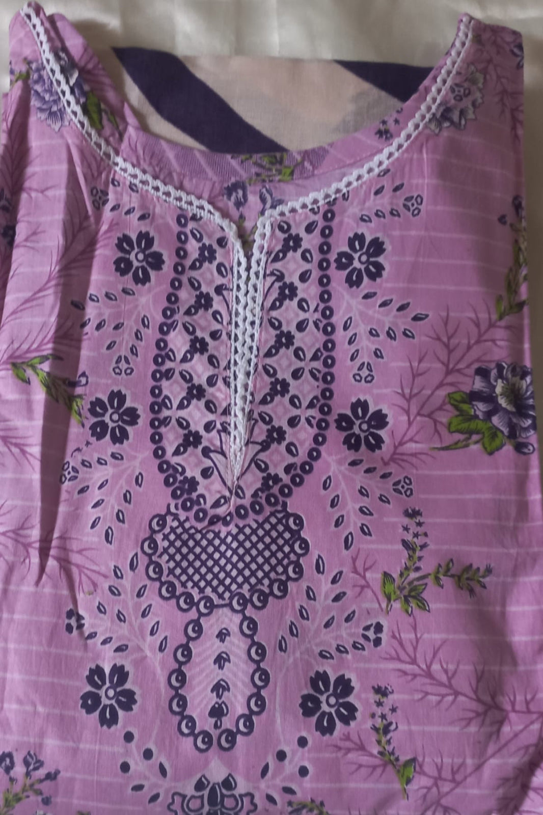 Amira  Purple Suit-Stitched