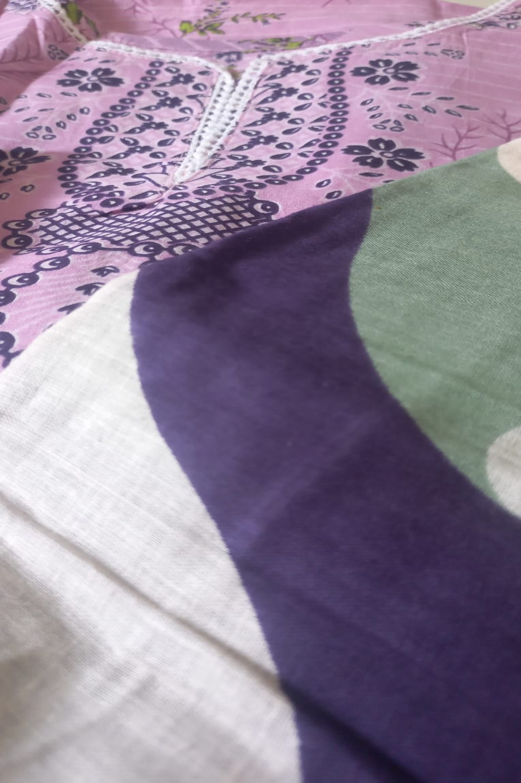 Amira  Purple Suit-Stitched