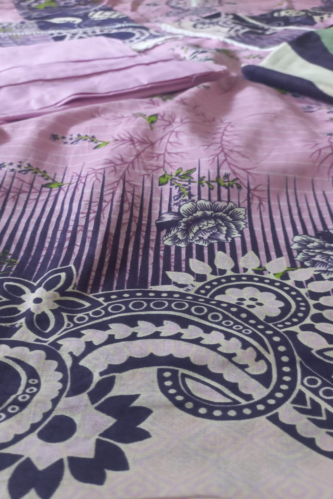 Amira  Purple Suit-Stitched