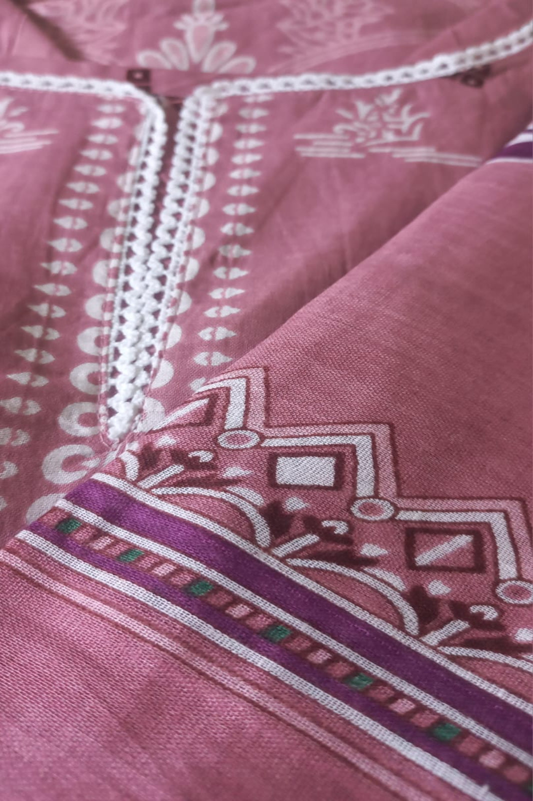 Amira  Pink  Suit-Stitched