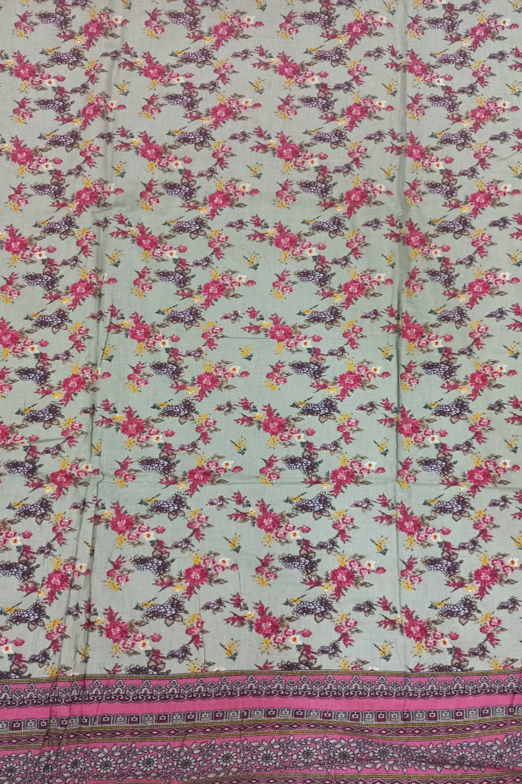 Al-Zohaib Light Green Suit-Unstitched