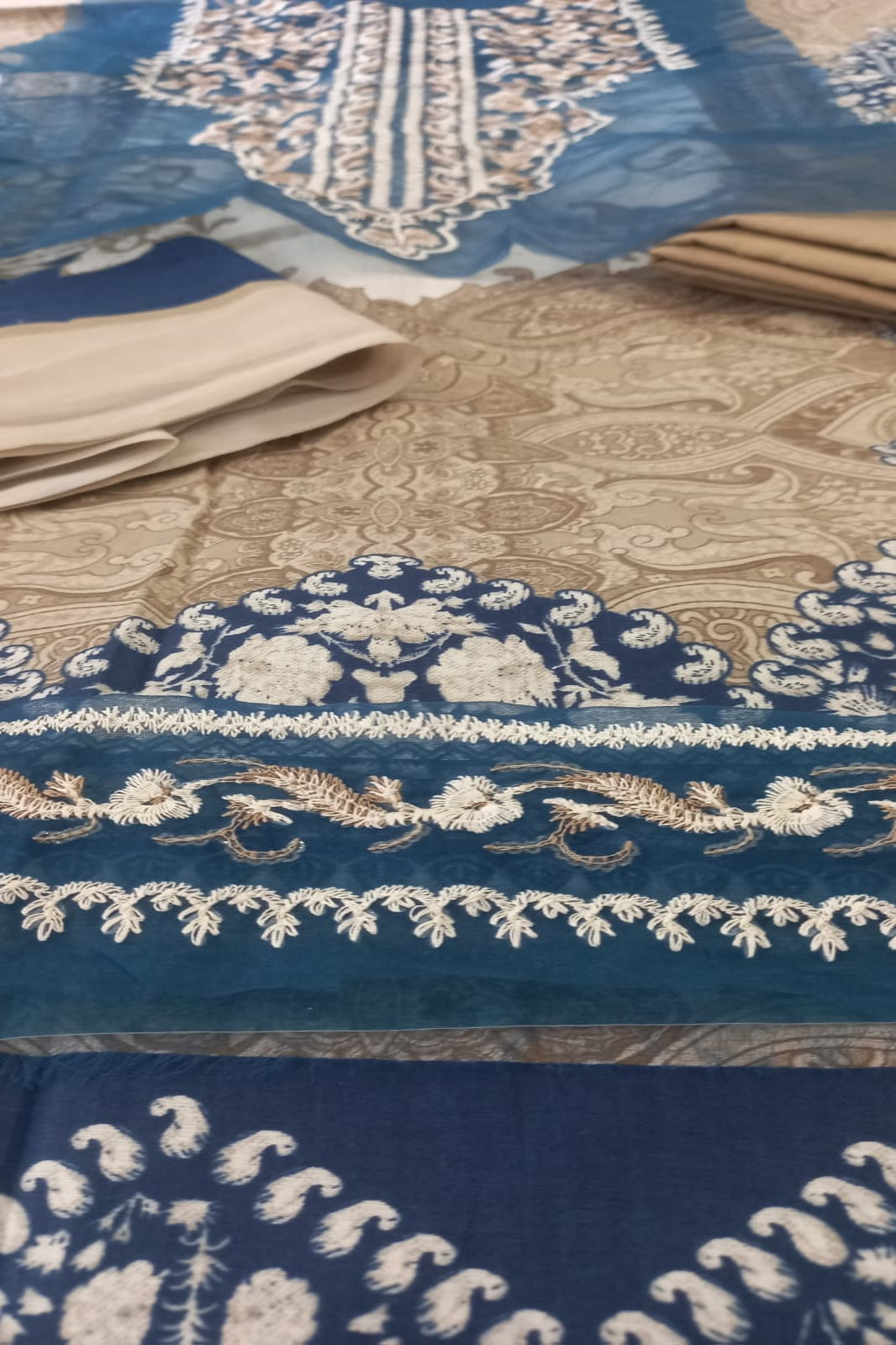 Al-Zohaib  Sand Suit-Unstitched