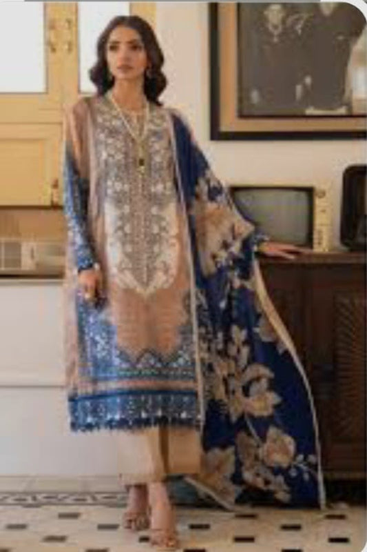 Al-Zohaib  Sand Suit-Unstitched