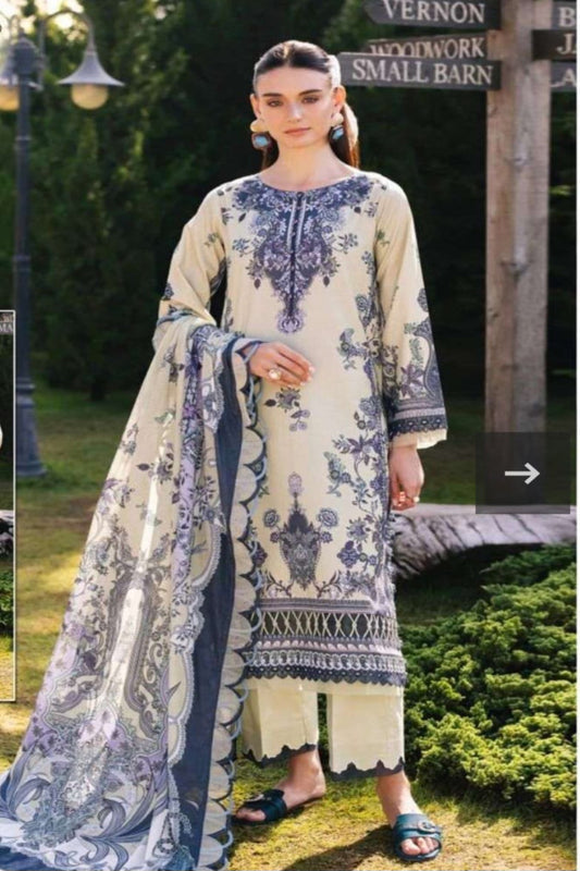 Amira White Suit-Stitched