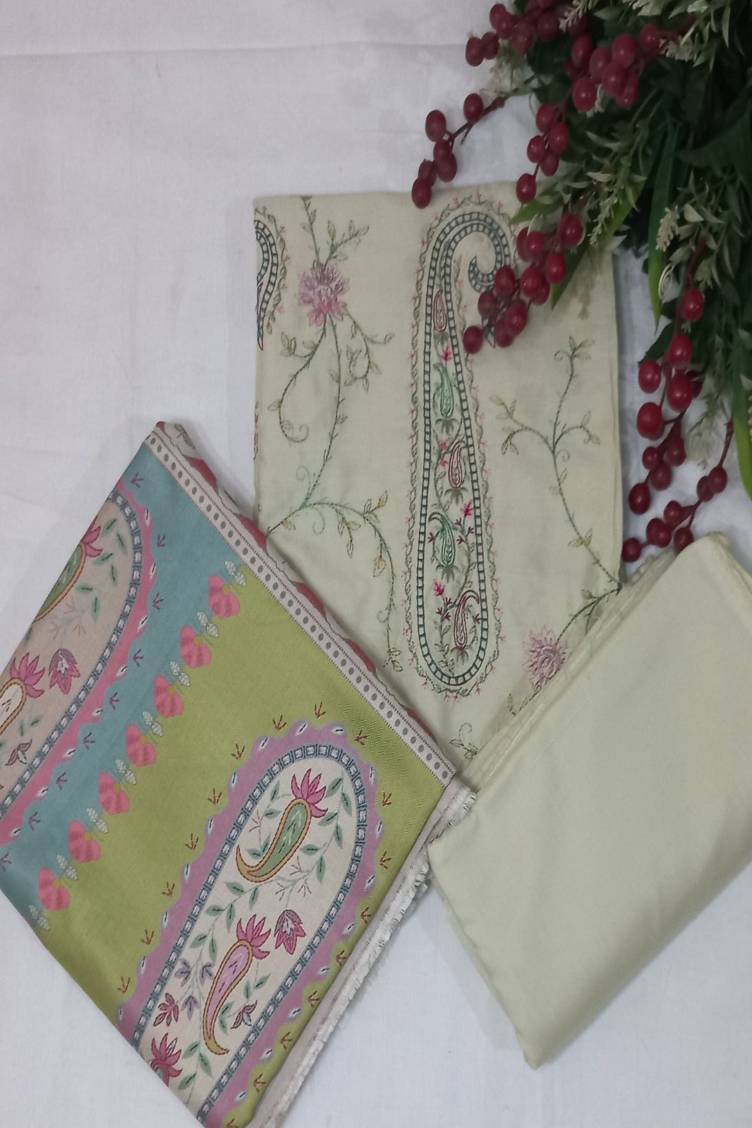 Coco Luxury Beige  Designer Suit| Soft Premium Fabric