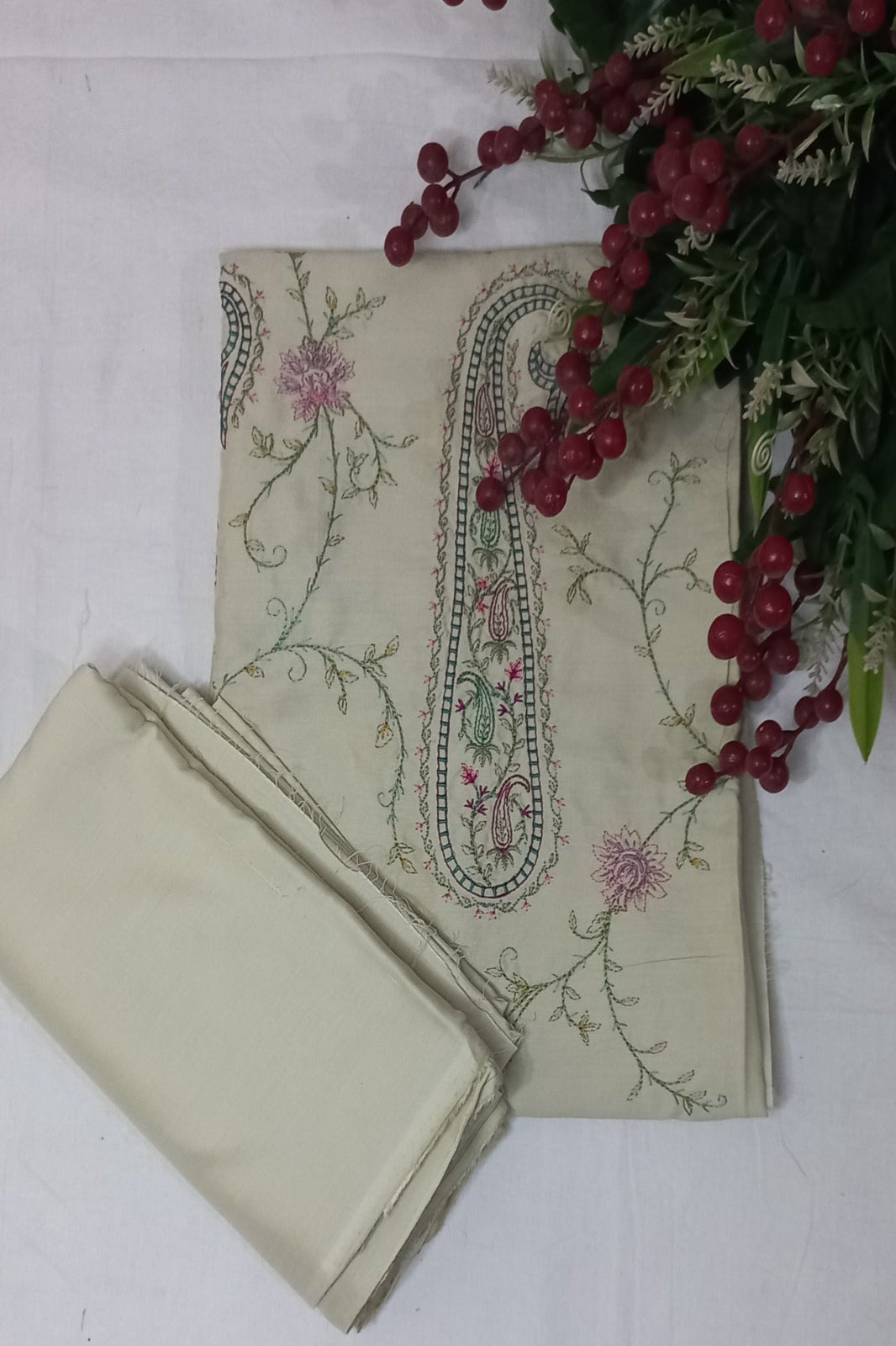 Coco Luxury Beige  Designer Suit| Soft Premium Fabric