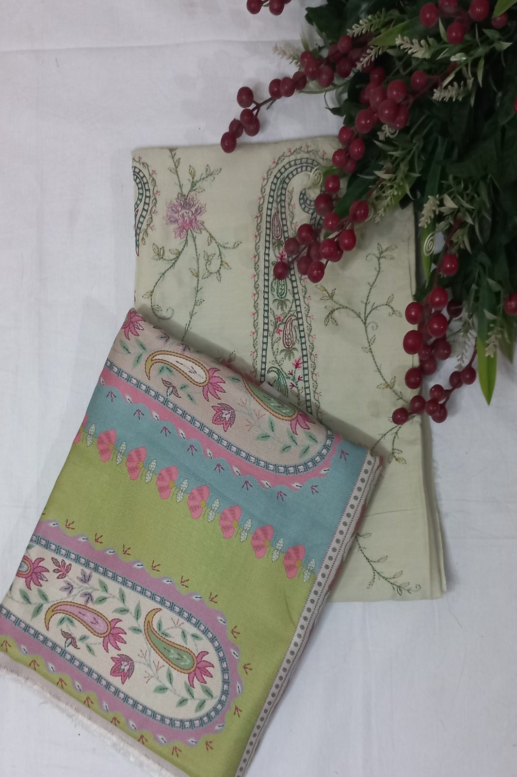 Coco Luxury Beige  Designer Suit| Soft Premium Fabric