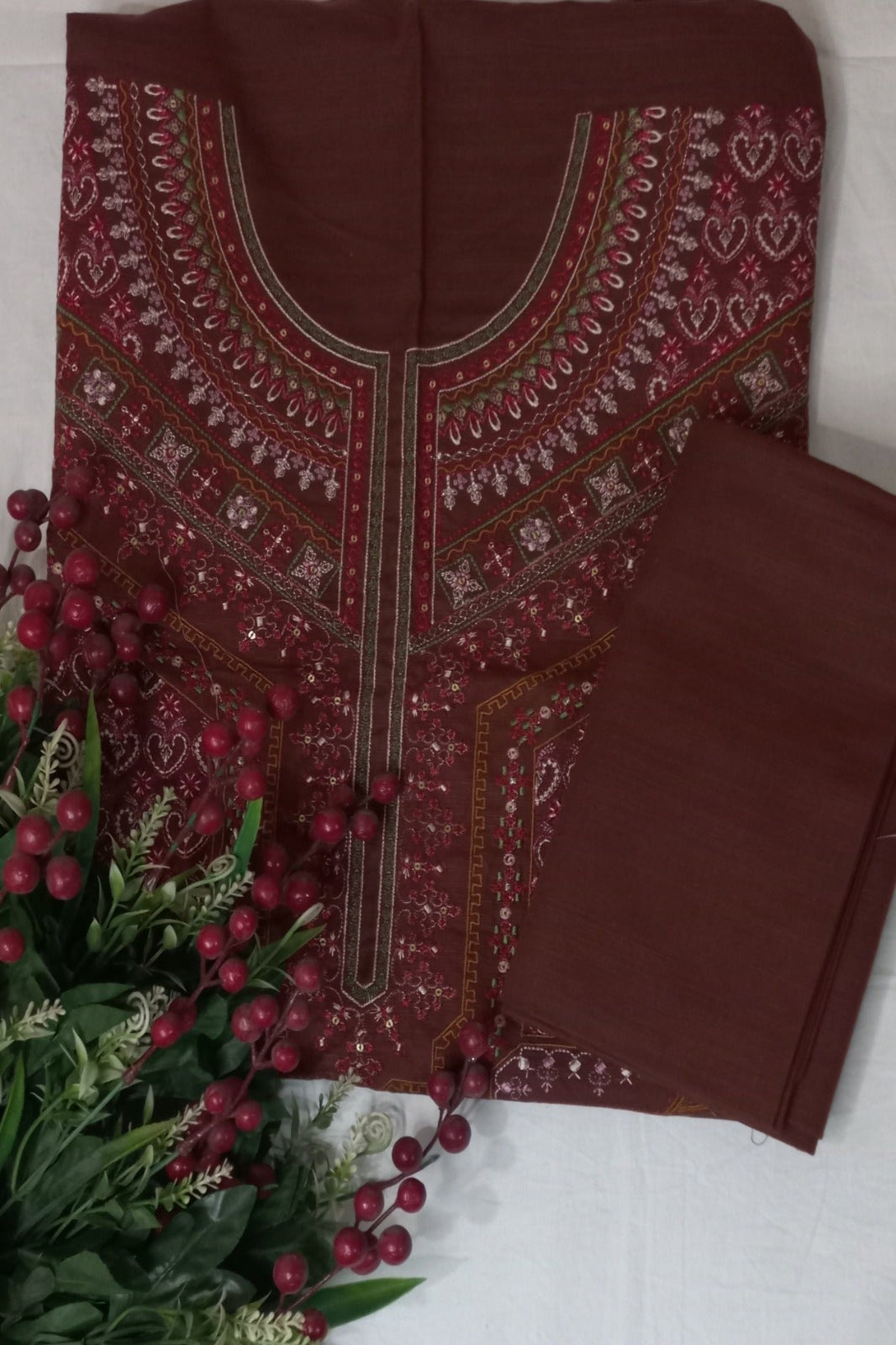 Coco  Luxury Brown Designer Suit | Soft Premium Fabric