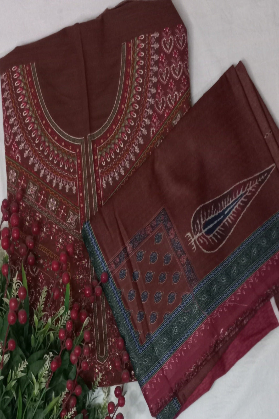 Coco  Luxury Brown Designer Suit | Soft Premium Fabric