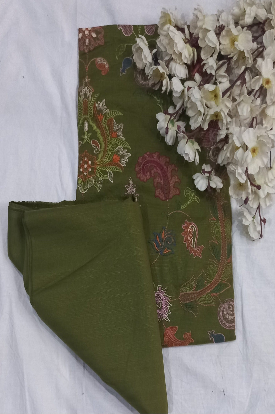 Coco Luxurt Olive Green Suit|Soft Premium Fabric