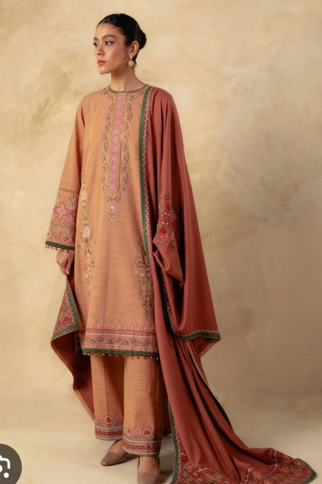 Coco Light Brown Suit- Unstitched Suit