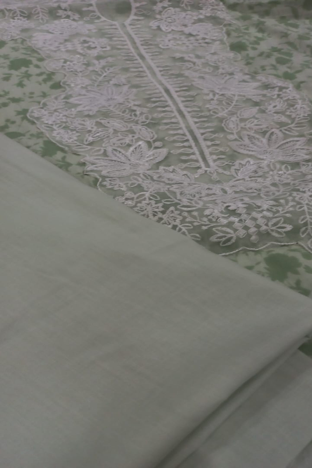 Cosmos Needle Wonder Green Suit-Unstitched