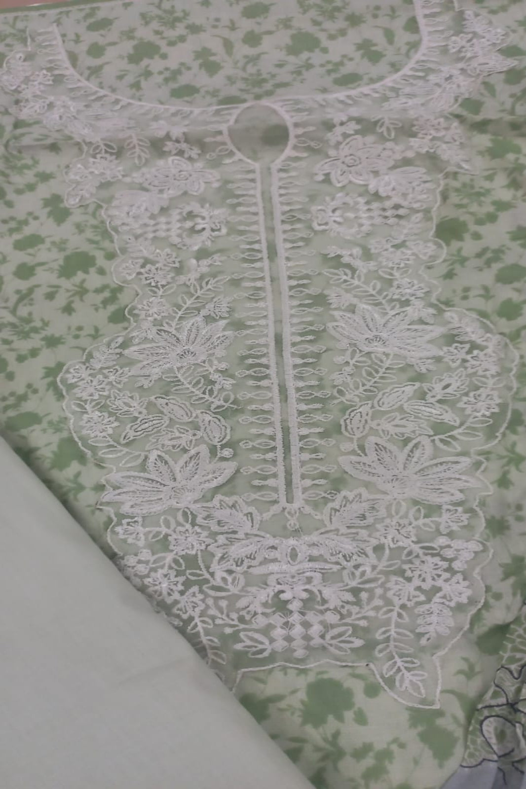 Cosmos Needle Wonder Green Suit-Unstitched