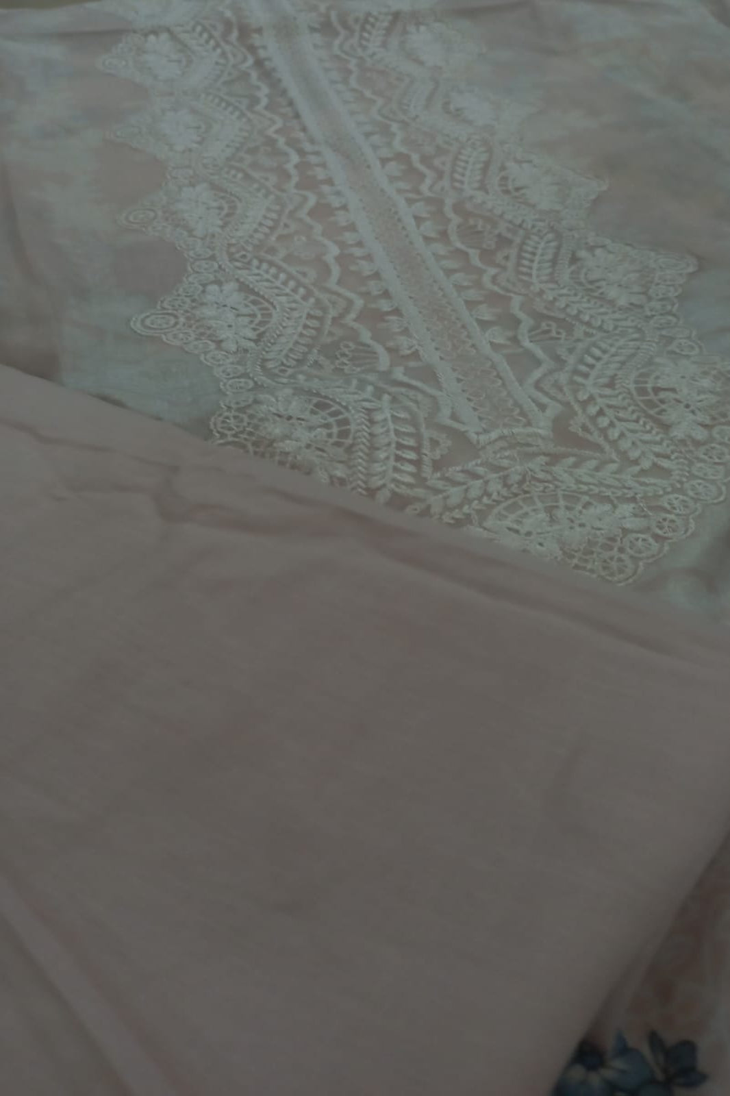 Cosmos Needle Wonder Light Pink Suit-Unstitched