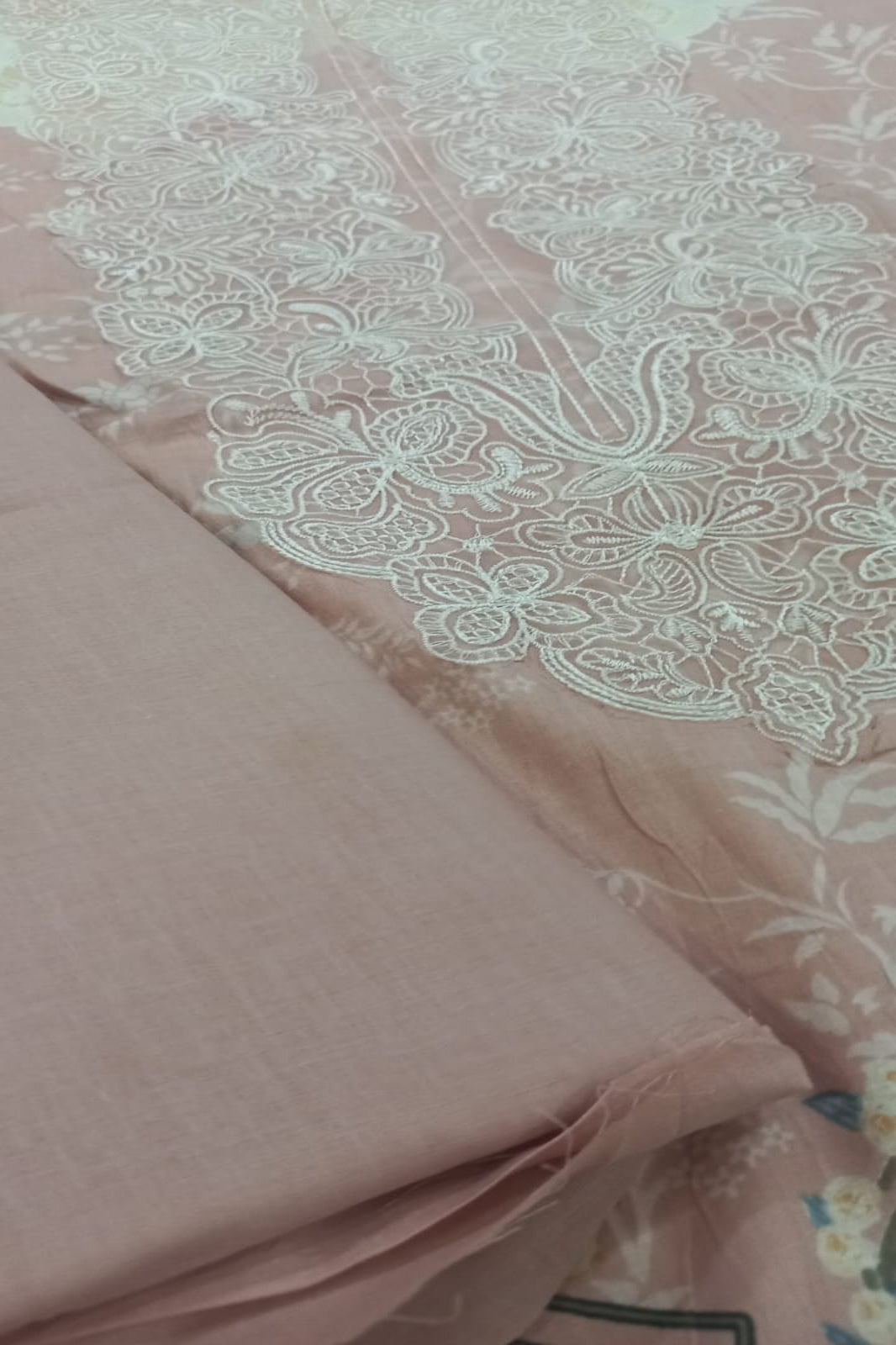 Cosmos Wonder Light Green Unstitched Suit - Sabina's Designer Hub"

