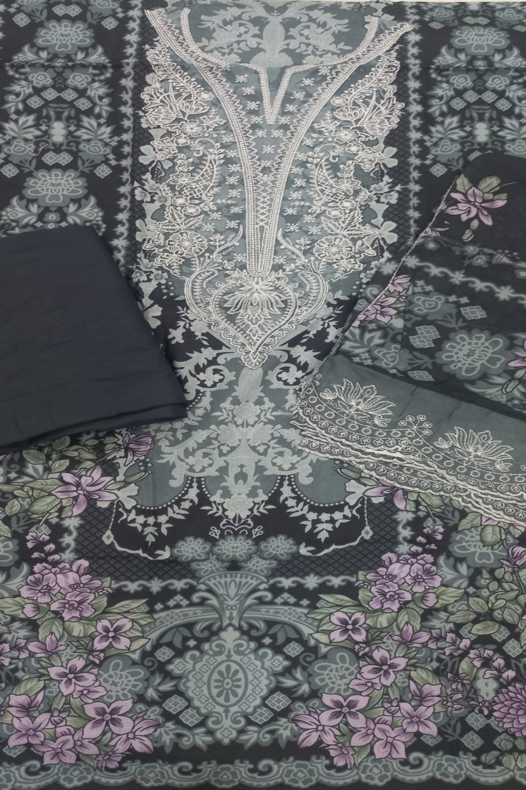 Cosmos Wonder Black Unstitched Suit - Sabina's Designer Hub"