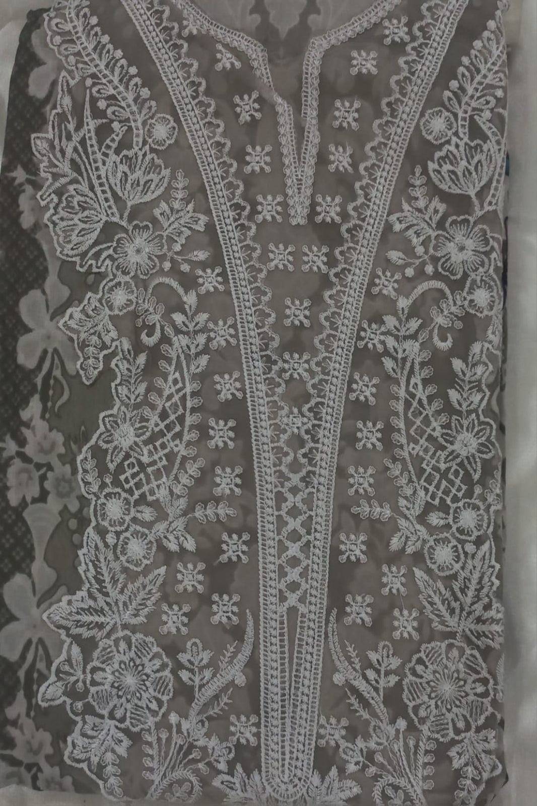 Cosmos Wonder Light Green Unstitched Suit - Sabina's Designer Hub"

