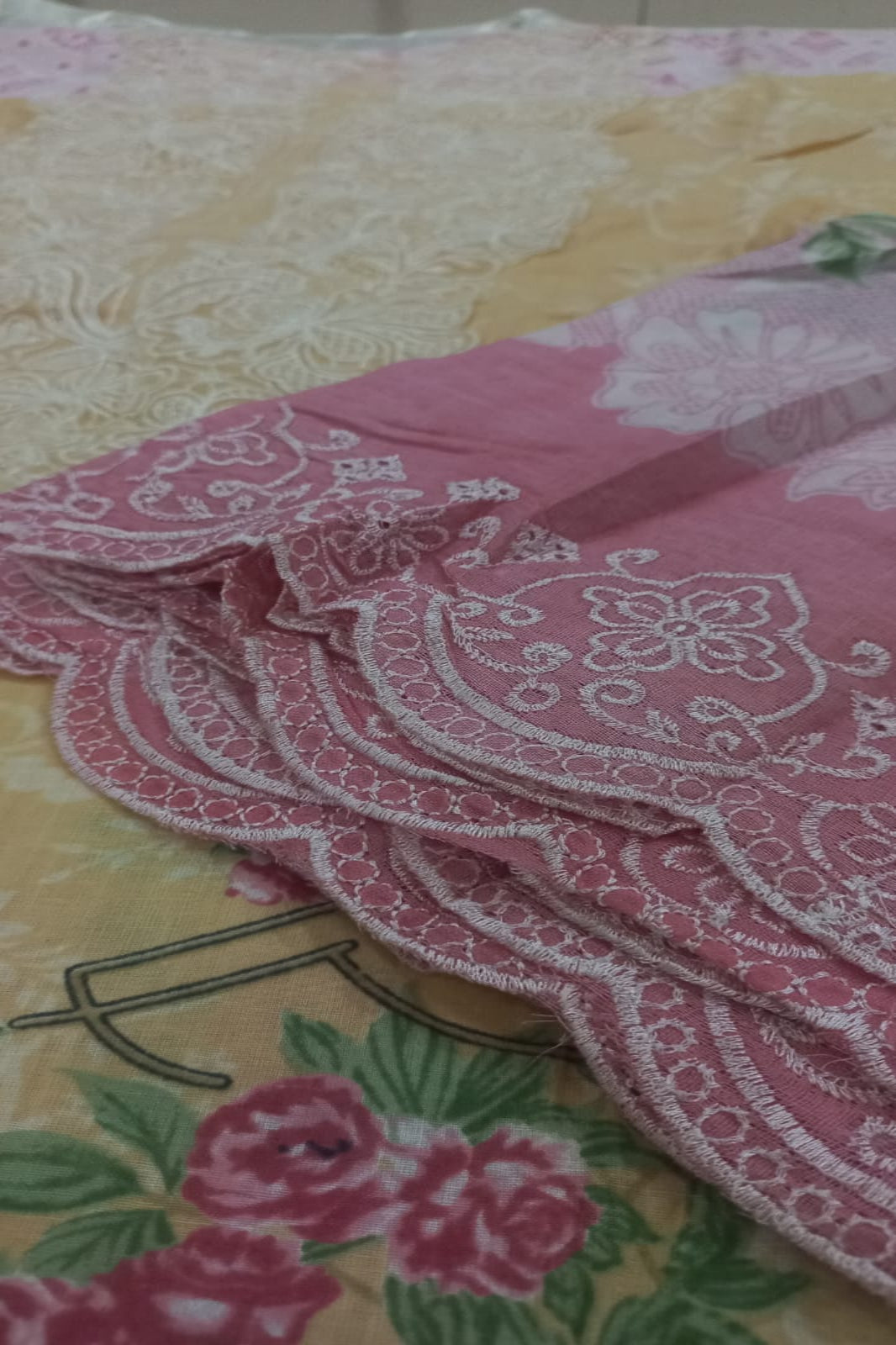 Cosmos Wonder Yellow Unstitched Suit - Sabina's Designer Hub