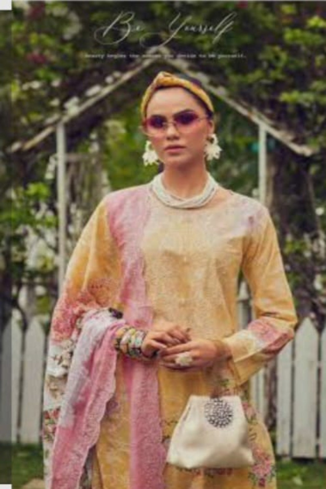 Cosmos Wonder Yellow Unstitched Suit - Sabina's Designer Hub