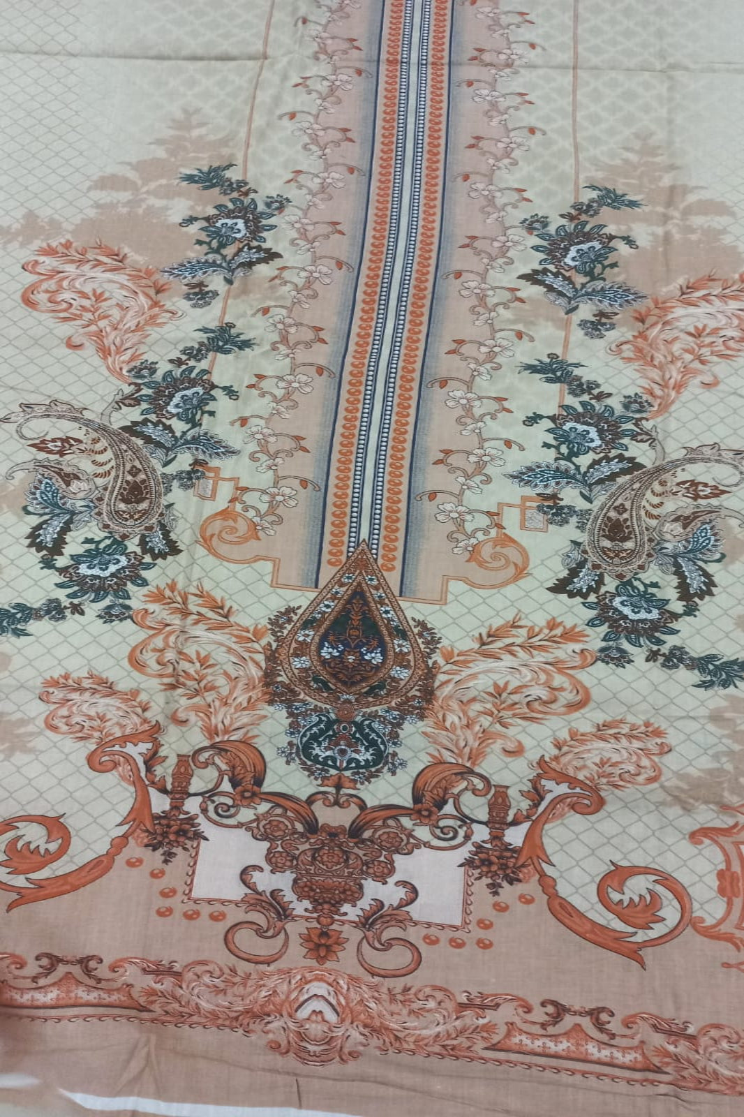 Deepsy Beige Suit- Unstitched