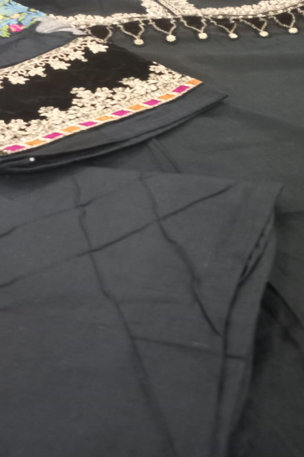 Deepsy Dark Black Stitched Suit - Sabina's Designer Hub"