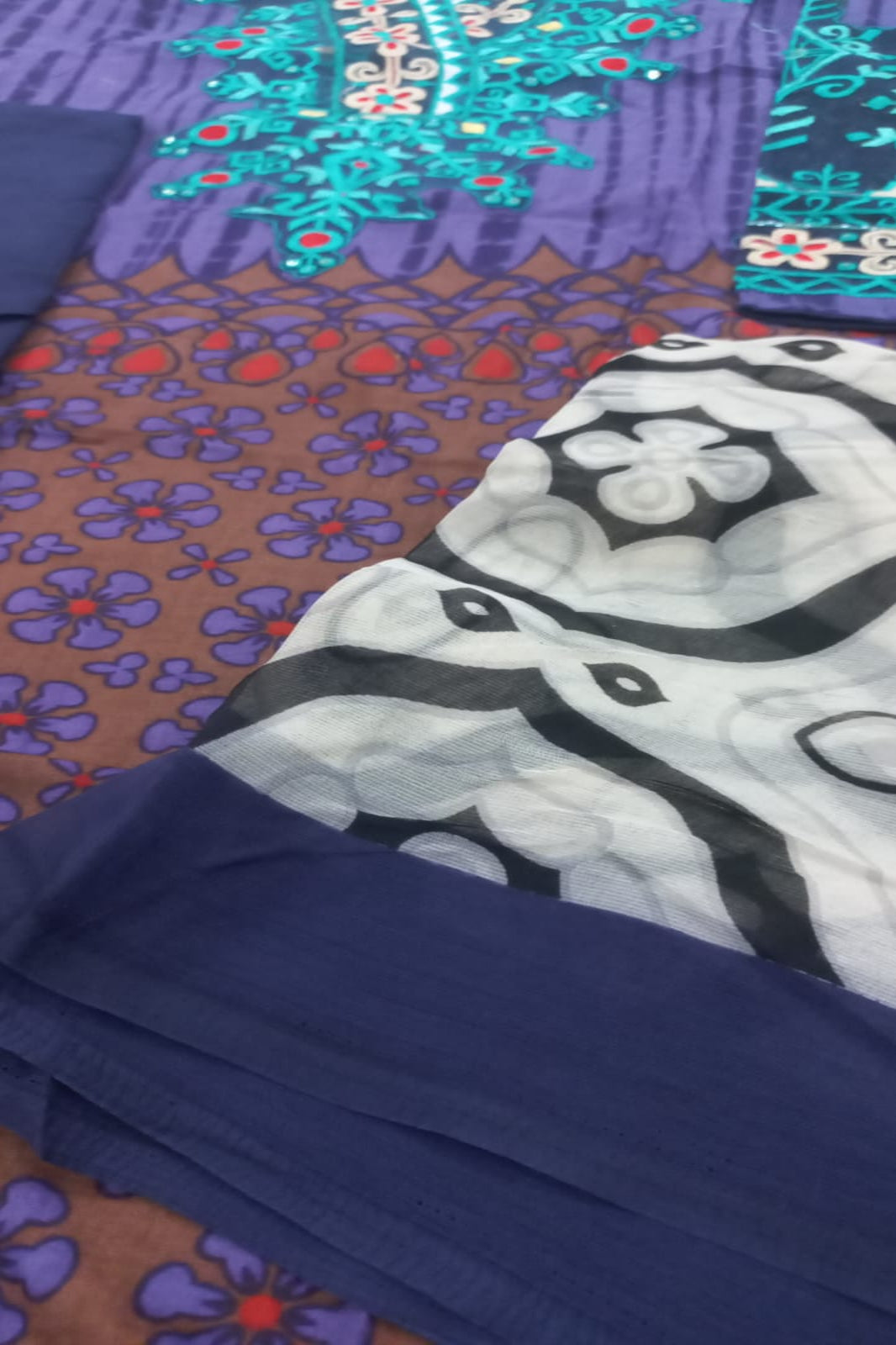 Deepsy Dark Purple Stitched Suit - Sabina's Designer Hub"