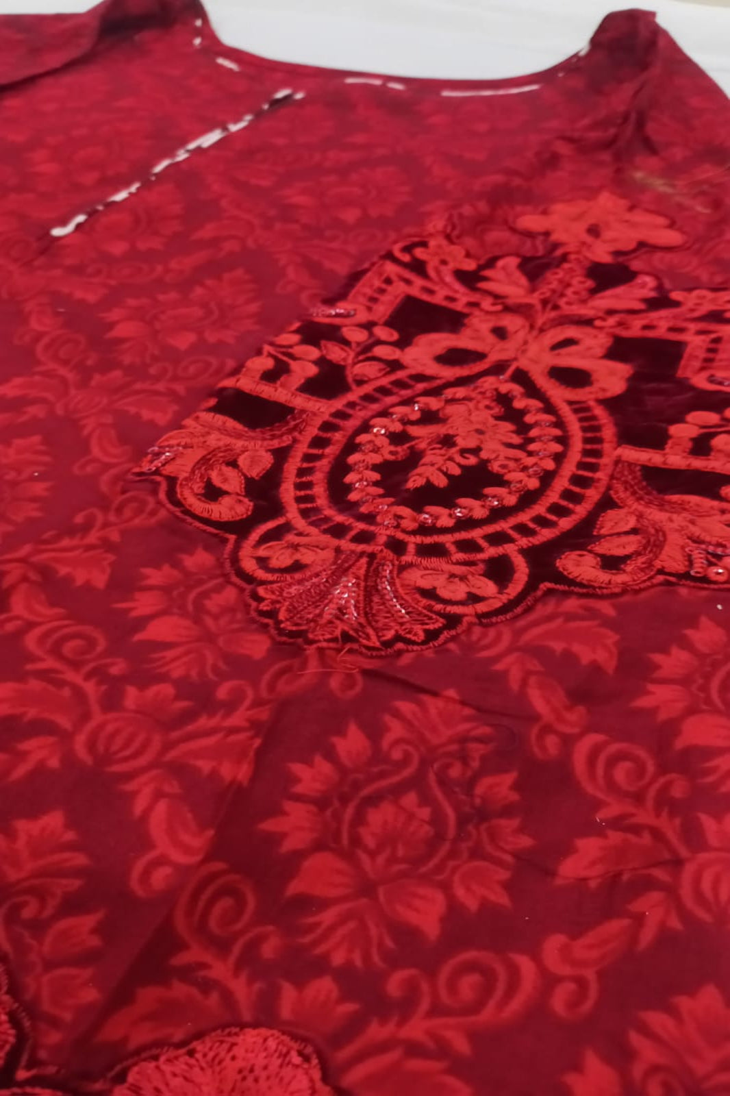 Deepsy Marron Stitched Suit - Sabina's Designer Hub"