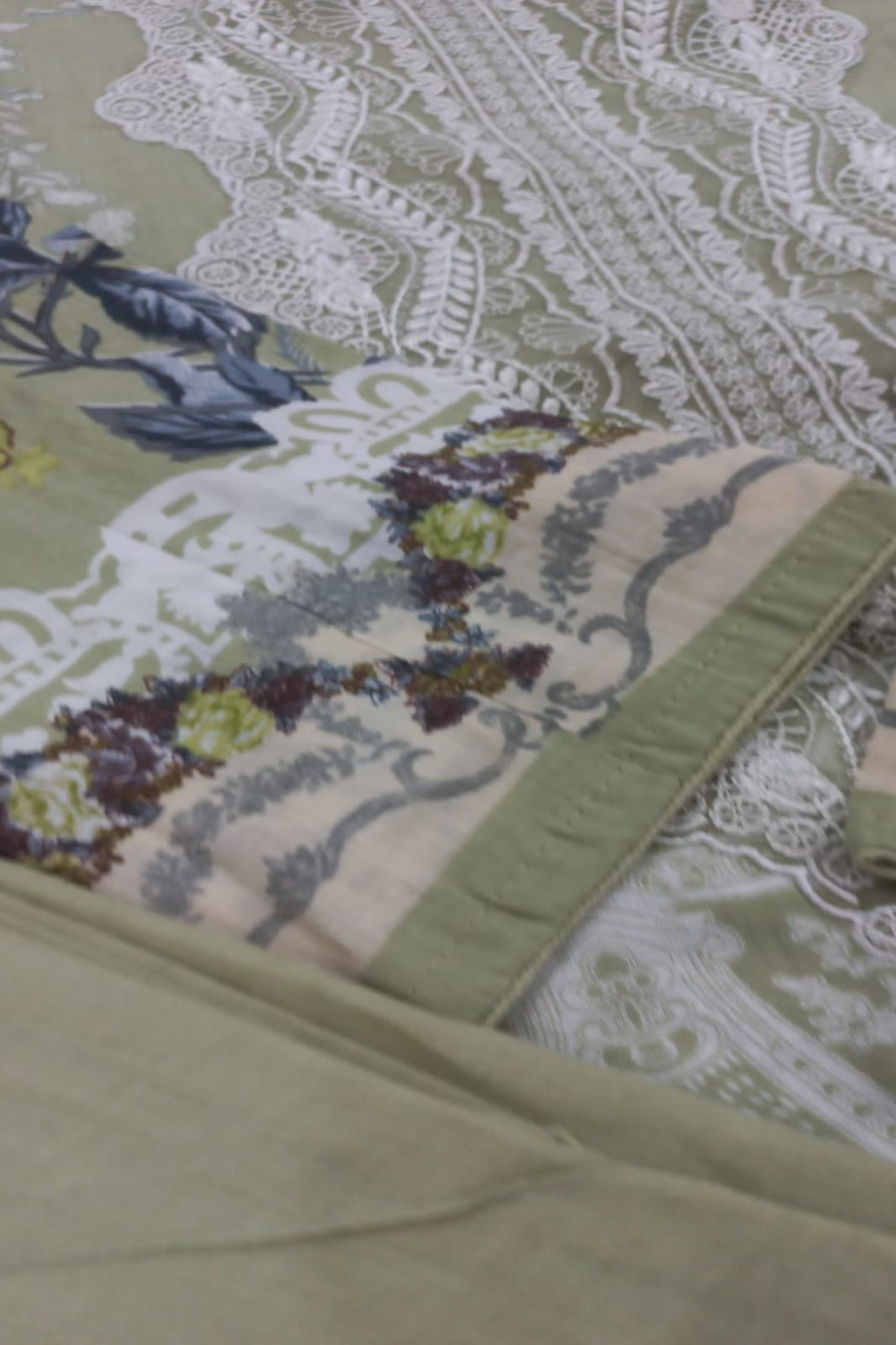 Deepsy Jade Light Green Suit-Stitched
