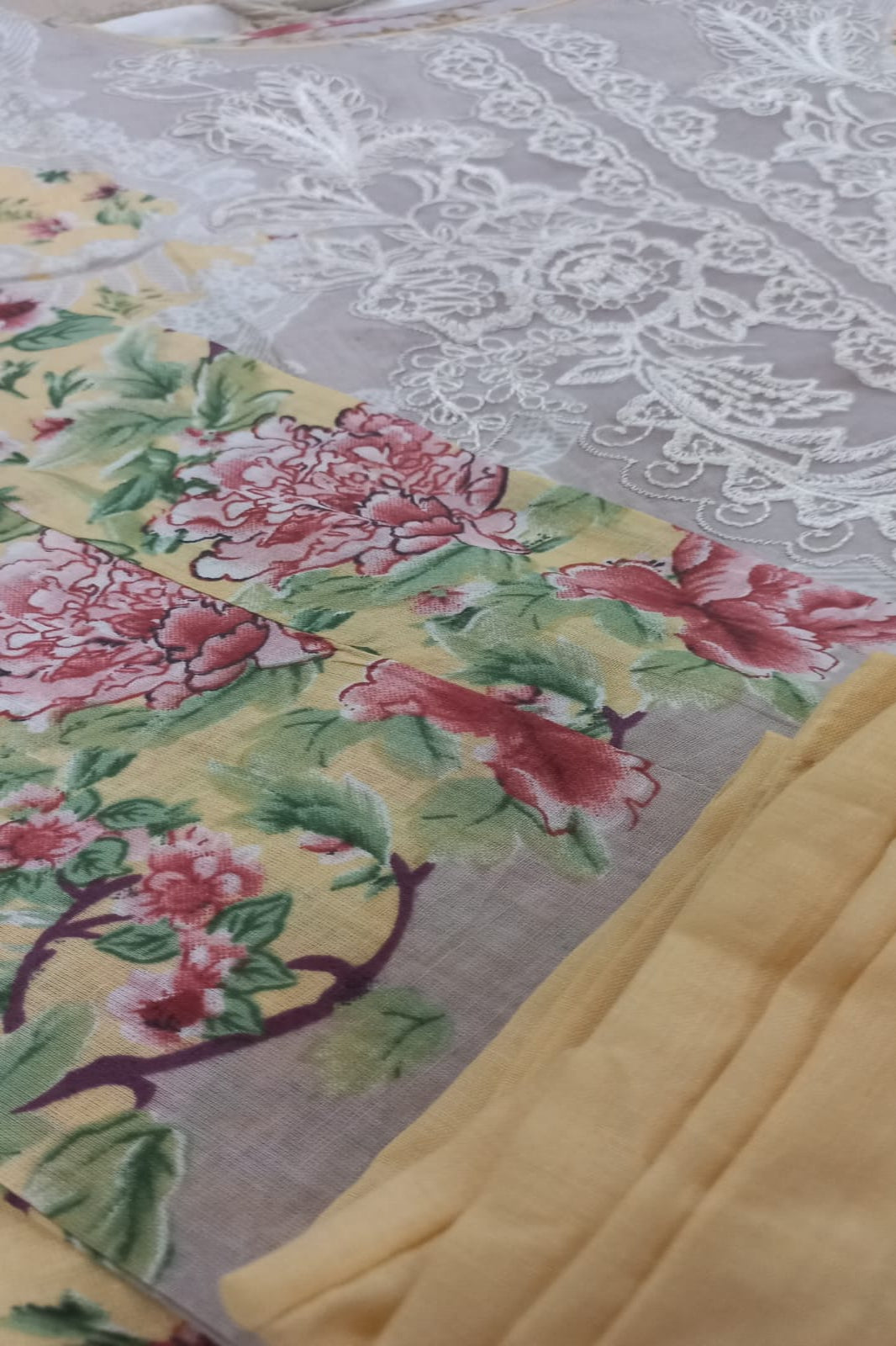 Deepsy Jade Light Yellow Suit-Stitched
