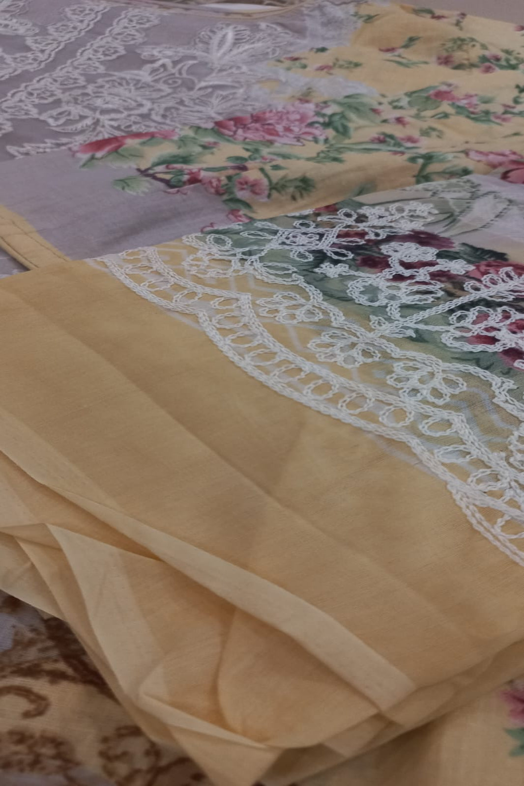 Deepsy Jade Light Yellow Suit-Stitched
