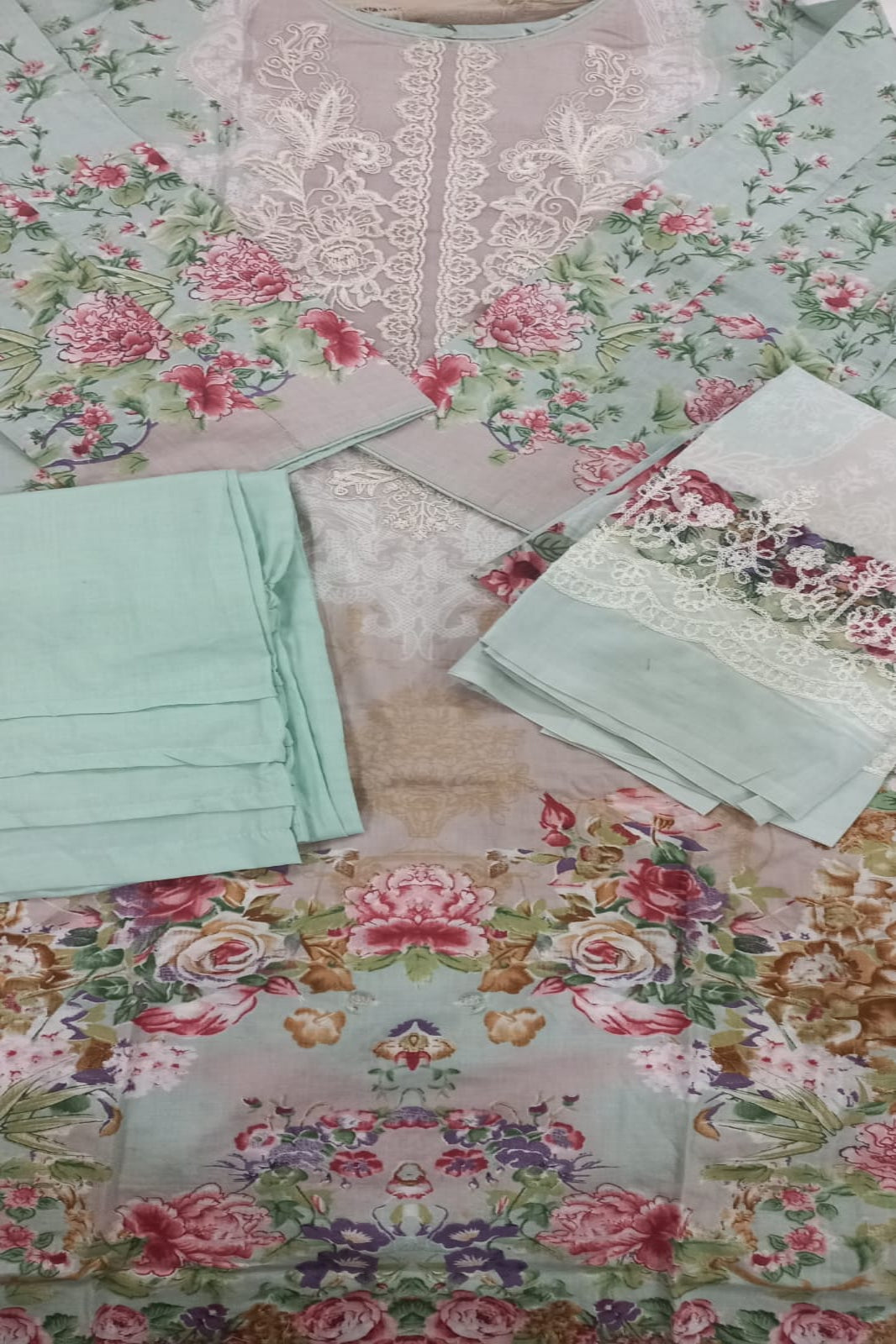 Deepsy Jade Sea Green Suit-Stitched
