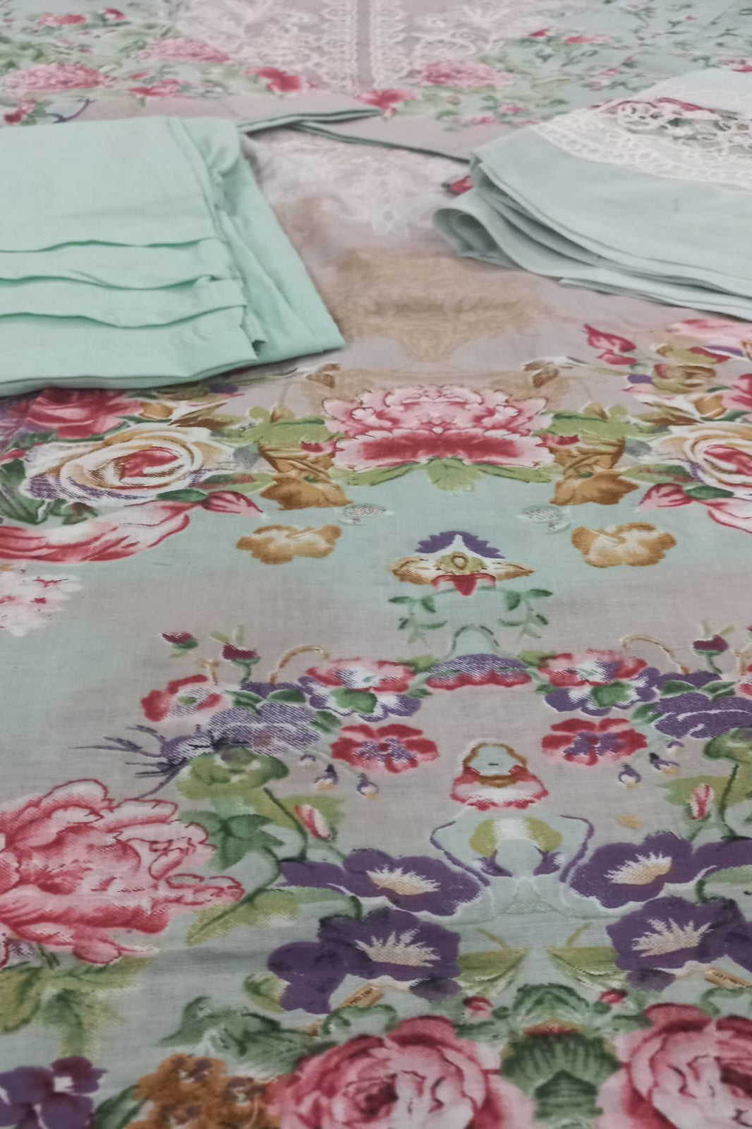 Deepsy Jade Sea Green Suit-Stitched