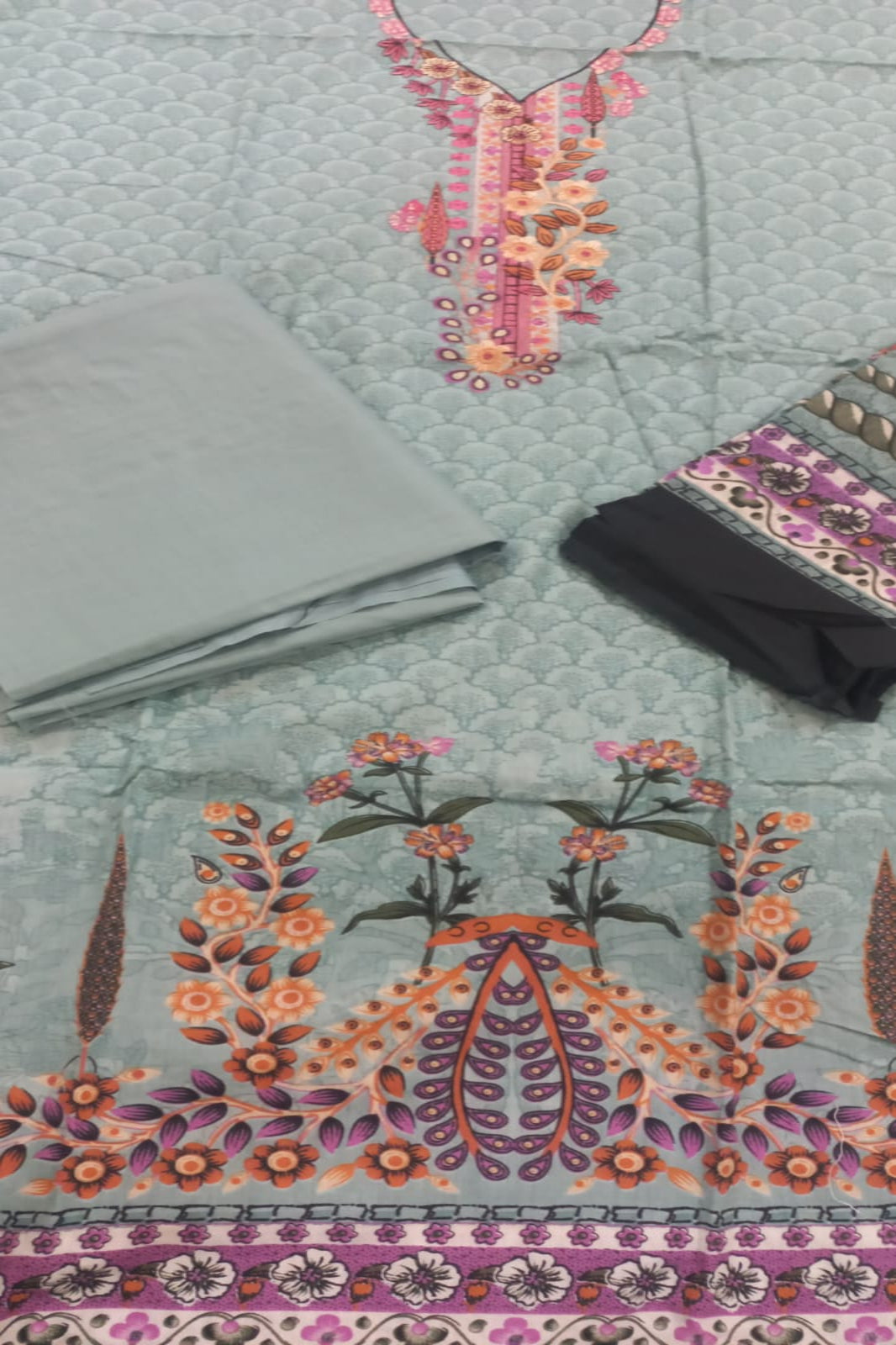 Deepsy Sky Blue Suit-Unstitched