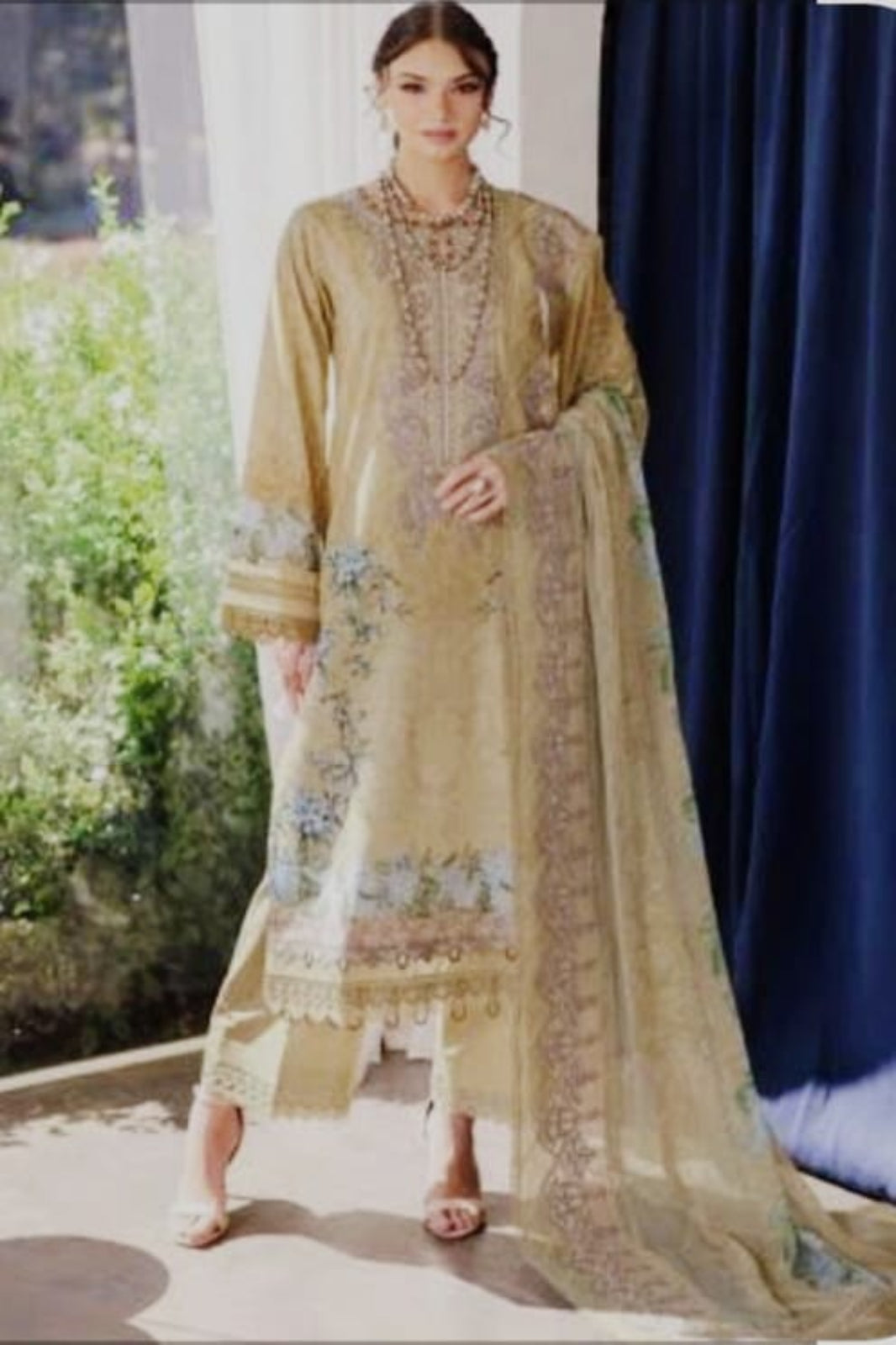 Deepsy Jade Beige Suit-Stitched
