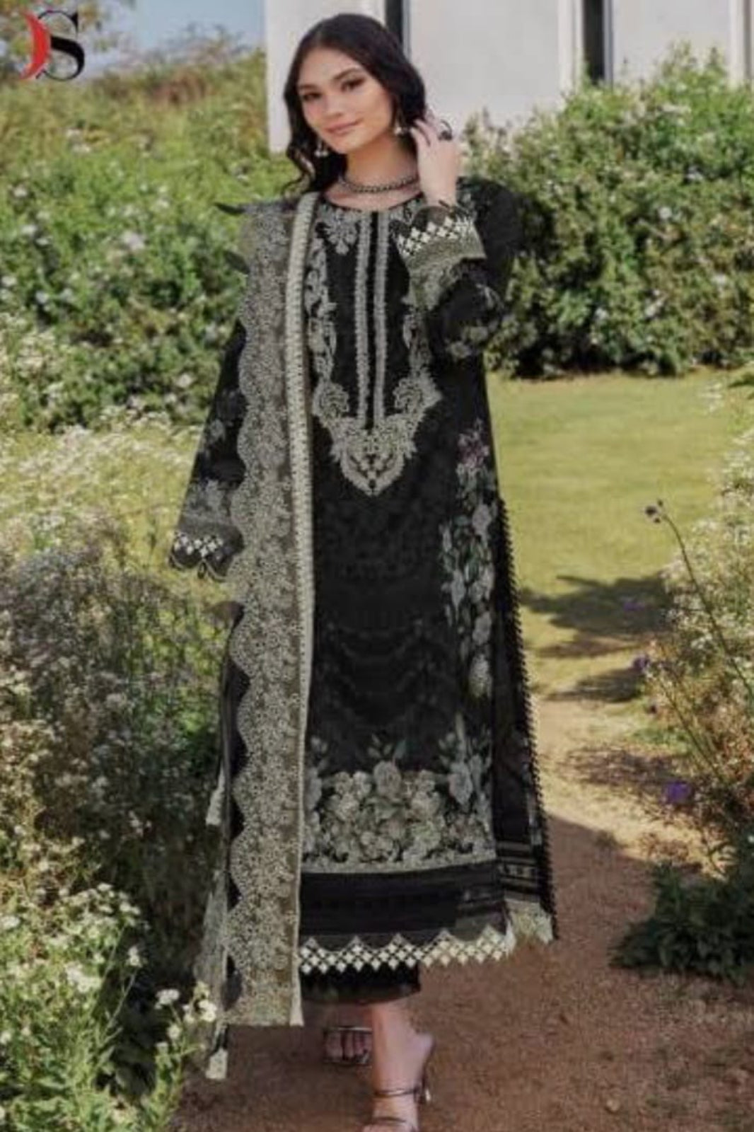 Deepsy Jade Black Suit-Stitched