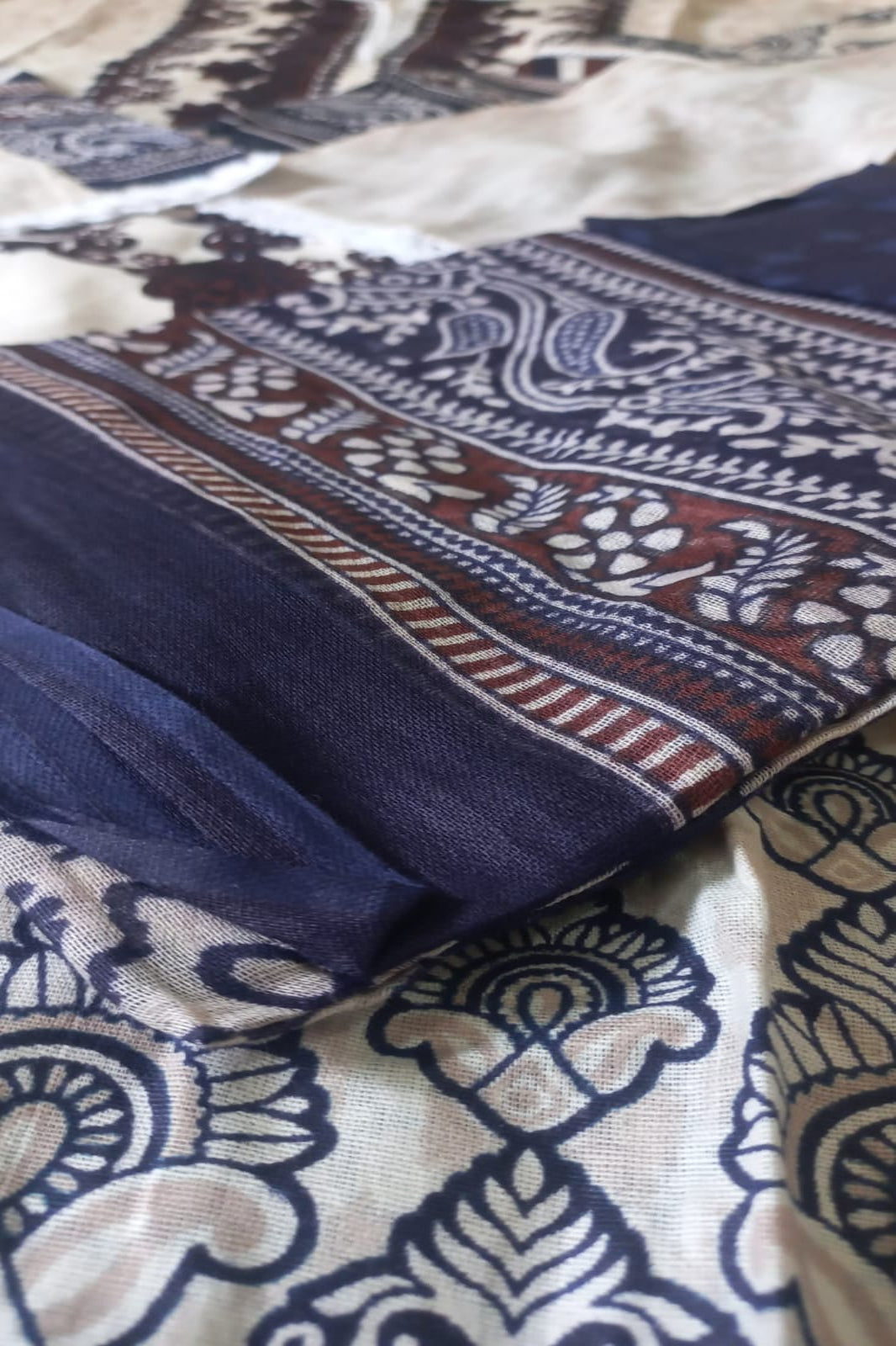 Ghazal Beige Suit- Stitched